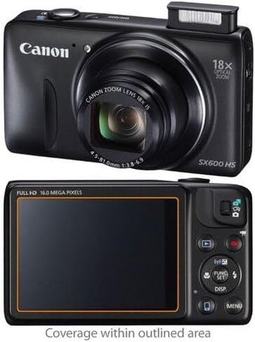 BoxWave Screen Protector Compatible with Canon Powershot SX600 HS - ClearTouch Anti-Glare (2-Pack), Anti-Fingerprint Matte Film Skin in Saudi Arabia