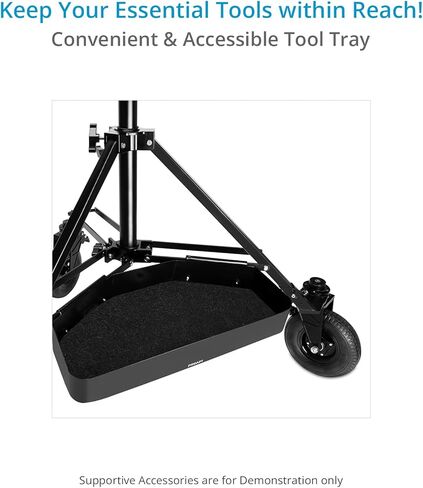 PROAIM Alpha Universal Tool Tray I Compatible with Proaim Alpha Stand & 5mm Leg Straps I for Block Batteries, Small-Sized RAID Systems & Other Production Tools in Saudi Arabia
