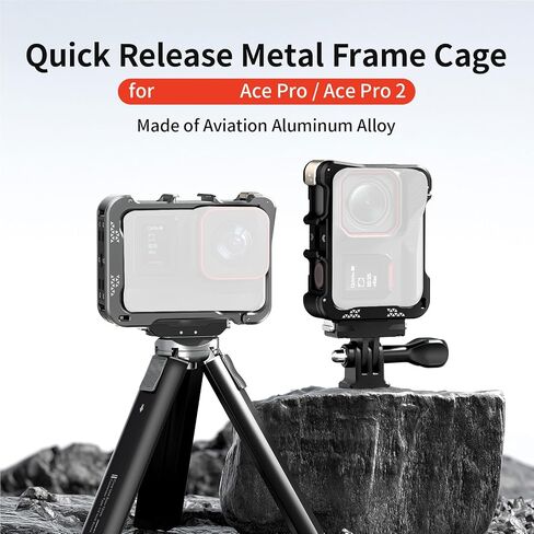 Ashata Street Photography Handle for Ace Pro2 for Pro for ACE ، حامل قبضة الكاميرا وقفص relect in Saudi Arabia