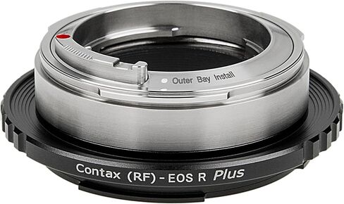 Fotodiox Pro Lens Adapter Plus - Compatible with Contax RF (Internal & External) Mount Rangefinder Lens to fit Canon RF (EOS-R) Mount Mirrorless Cameras in Saudi Arabia
