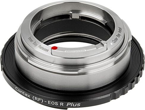 Fotodiox Pro Lens Adapter Plus - Compatible with Contax RF (Internal & External) Mount Rangefinder Lens to fit Canon RF (EOS-R) Mount Mirrorless Cameras in Saudi Arabia