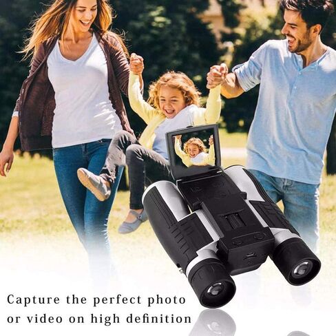 Portable Telescope,Monocular Telescope, 12x32mm Binoculars, 1080p HD Digital Telescope Binocular Camera with Built-in Digital Camera for Adult and Travel, Bird W in Saudi Arabia