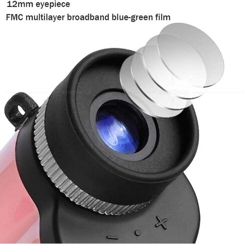 Portable Monocular Telescope, 8x22 Scout Compact Binoculars BAK40 Outdoor Sports Games and Concerts for Bird Watching in Saudi Arabia