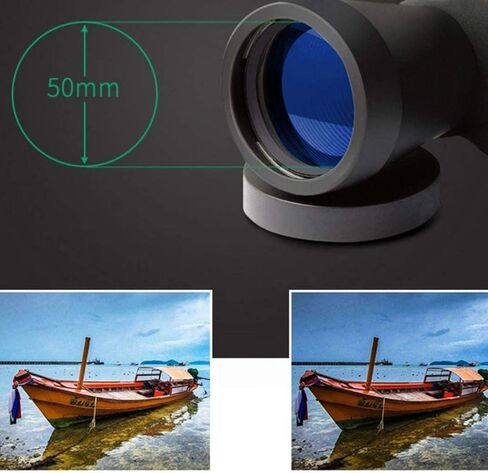 Portable Telescope,Monocular Telescope, 10x50 Binoculars with Smartphone Photograph Adapter,Binoculars for Adults and Kids,with Low Light,with BAK4 Roof in Saudi Arabia