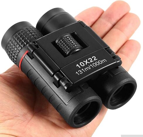 Portable Monocular Telescope,10x22 Lightweight Compact Binoculars for Hiking Travelling Opera Theater, Small Mini Pocket Fully Coated for Bird Watching in Saudi Arabia