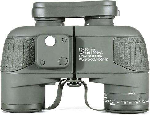 Portable Telescope,Monocular Telescope, 10X50 Binoculars with Compass Rangefinder Fogproof BAK4 Prism Lens Binocular Suitable for Navigation/Boating/and Birdwatching in Saudi Arabia