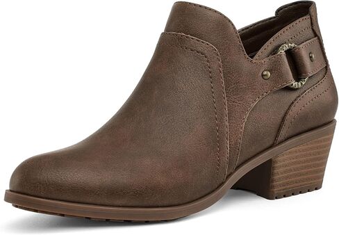 Mysoft Women's Side Zipper Boots Low Lowed Cybled -kyel chunky boots most rowe in Kuwait