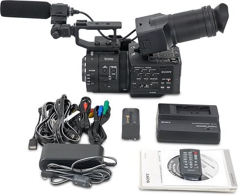 Sony Nex-FS700 R 4K Sensor High Nxcam Super35 Camcorder Body ، 8.3mp HD ، 3.5 "شاشة LCD ، حتى 960 إطارًا في الثانية حركة بطيئة ، 2 XLR/HDMI و 3G/HD-SDI in Saudi Arabia