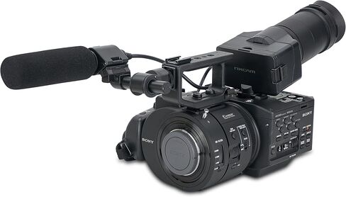 Sony Nex-FS700 R 4K Sensor High Nxcam Super35 Camcorder Body ، 8.3mp HD ، 3.5 "شاشة LCD ، حتى 960 إطارًا في الثانية حركة بطيئة ، 2 XLR/HDMI و 3G/HD-SDI in Saudi Arabia