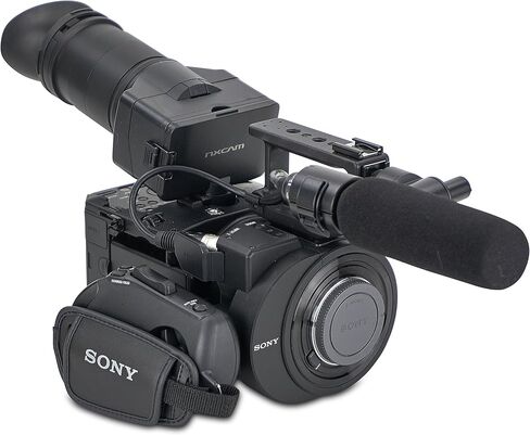 Sony Nex-FS700 R 4K Sensor High Nxcam Super35 Camcorder Body ، 8.3mp HD ، 3.5 "شاشة LCD ، حتى 960 إطارًا في الثانية حركة بطيئة ، 2 XLR/HDMI و 3G/HD-SDI in Saudi Arabia