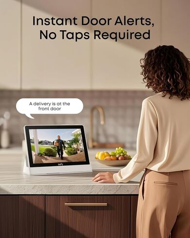 eufy Security Camera Floodlight Camera E340 Wired with Smart Display E10. Security Camera Outdoor, 360° PTZ, 24/7 Recording, 2000 LM, Motion Detection, Built-in Siren, Dual Cam, No Monthly Fee in Saudi Arabia