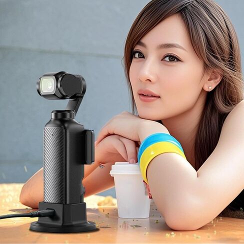 for DJI Osmo Pocket 3 Soft Silicone Fixed Base with Charging Port Non-Slip Desktop for DJI Osmo Pocket 3 Support Base in Saudi Arabia