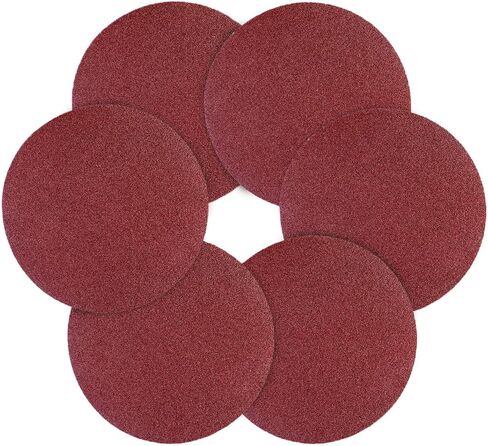 uenhoy 100 pcs 3 بوصة أقراص رمل 80 قرص الرمل والحلقة الرملية ، وسادات صنفرة ورق الصنفرة السريعة للتغيير in Saudi Arabia