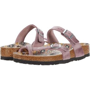 Birkenstock Mayari Ethno Lavender Blush Leather Leather Eu 39 (الولايات المتحدة للسيدات 8-8.5) العادية in Kuwait