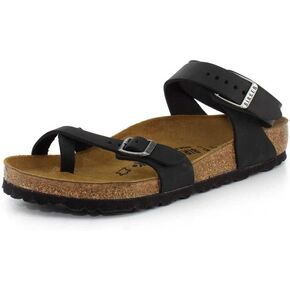 Birkenstock Yara Sandals, Black Oiled Leather, EU 37 / US Womens 6-6.5 M in Kuwait