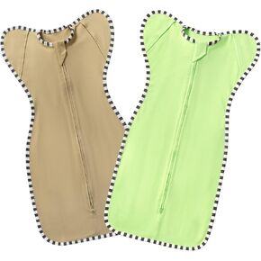 Swaddling Sleep Sack 2-Pack, 100% Cotton Newborn Wearable Blanket in Saudi Arabia