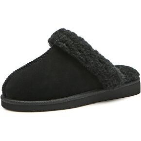 Mosey Slippers For Women | Water Resistant Suede House Slippers | Fuzzy Slippers With Arch Support For Women | in Saudi Arabia