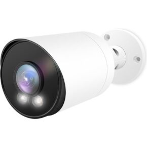 4MP POE IP BULLET CAMERA مع الصوت ، كاميرا IP لأمن IP مصنفة في الهواء الطلق ، IP66 مقاوم للماء ، 108 ° زاوية 2.8 مم (ليلة اللون) NDAA متوافقة in Kuwait