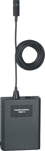 صوتي-Technica Pro 70 Microphone Cardioid Lavalier (حزمة من 4) + GOBY LABS منظف الميكروفون + حزمة من 4 10 قدم XLR كابل + حزمة 4xaa مع شاحن + المزيد in Kuwait