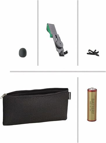 صوتي-Technica Pro 70 Microphone Cardioid Lavalier (حزمة من 4) + GOBY LABS منظف الميكروفون + حزمة من 4 10 قدم XLR كابل + حزمة 4xaa مع شاحن + المزيد in Kuwait