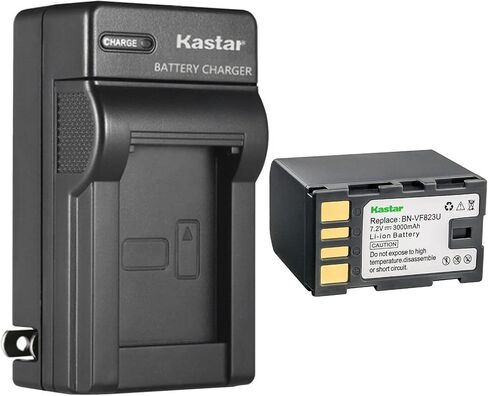 استبدال شاحن بطارية الجدار Kastar AC لـ JVC GZ-HD320 GZ-HD320AC GZ-HD320BUS GY-HM70 GY-HM100 GY-HM100U GY-HM150 GY-HM170U GY-HM180 GY-HM360 GR-D720EK GR-D720US in Saudi Arabia