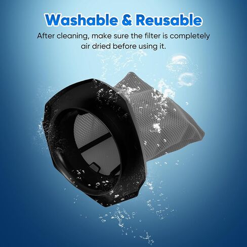 Smilefil 4-Pack F113 HEPA Filters Compatible with Dirt Devil Simplistik Plus 3-in-1 Corded Stick Vac SD20000RED & SD22010, Replaces Part #AD40113 in Kuwait