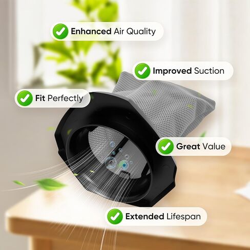 Smilefil 4-Pack F113 HEPA Filters Compatible with Dirt Devil Simplistik Plus 3-in-1 Corded Stick Vac SD20000RED & SD22010, Replaces Part #AD40113 in Kuwait