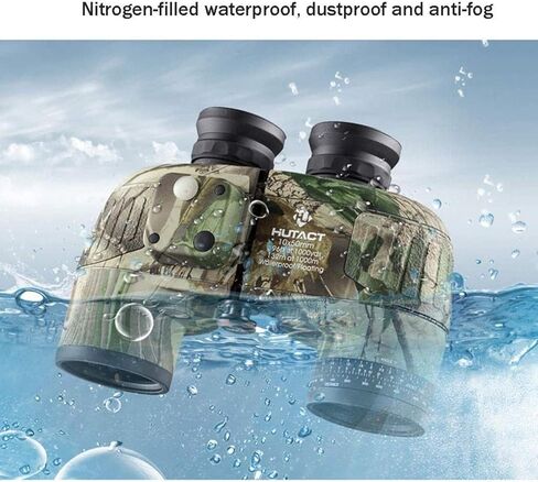 تلسكوب محمول ، تلسكوب أحادي ، 10 × 50 مناظير بحرية للبالغين ، مناظير مع المدى المليء بالماء المليئة بالنيتروجين بوصلة BAK4 FMC PRISM لمشاهدة الطيور in Kuwait