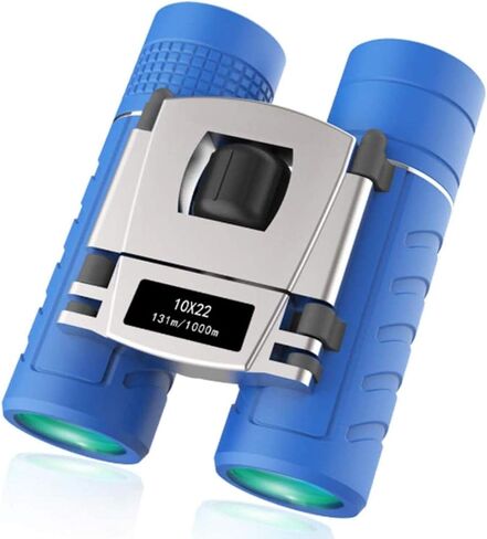 Portable Monocular Telescope, 10×22 Compact Shock Proof Binoculars for Kids, Best s for 3-12 Year Old Boys Girls, Blue in Saudi Arabia