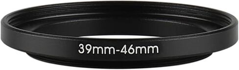 Aluminum Black Step Up Filter Ring 39mm-46mm 39-46 mm 39 to 46 Filter Adapter Lens Adapter for Canon for Nikon for Sony DSLR Camera Lens in Kuwait