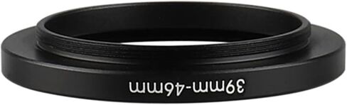 Aluminum Black Step Up Filter Ring 39mm-46mm 39-46 mm 39 to 46 Filter Adapter Lens Adapter for Canon for Nikon for Sony DSLR Camera Lens in Kuwait