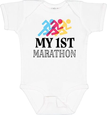 inktastic My 1st Marathon Race Baby Bodysuit in Saudi Arabia