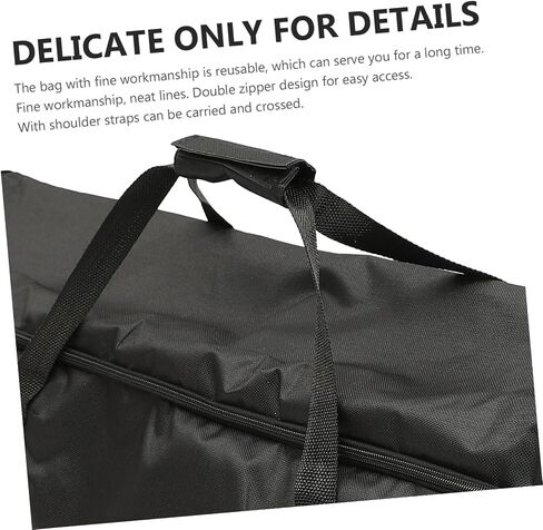 Mikikit Oxford Cloth Tripod حقيبة تحمل مع حقيبة تخزين سميكة لتخزين سعة الحشو للمعدات الفوتوغرافية منظم حامل متين مع سوستة سلسة للسفر والحماية in Saudi Arabia