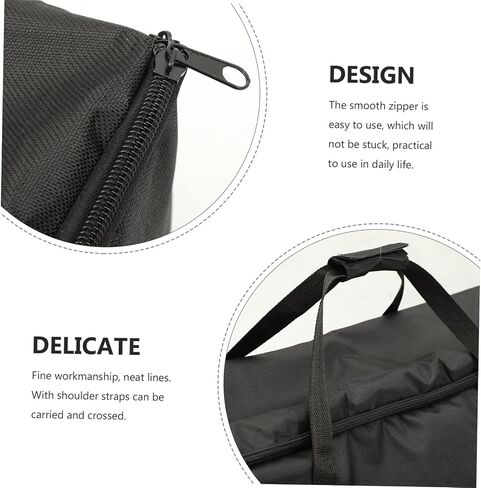 Mikikit Oxford Cloth Tripod حقيبة تحمل مع حقيبة تخزين سميكة لتخزين سعة الحشو للمعدات الفوتوغرافية منظم حامل متين مع سوستة سلسة للسفر والحماية in Saudi Arabia