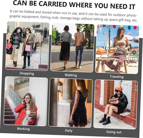 Mikikit Oxford Cloth Tripod حقيبة تحمل مع حقيبة تخزين سميكة لتخزين سعة الحشو للمعدات الفوتوغرافية منظم حامل متين مع سوستة سلسة للسفر والحماية in Saudi Arabia