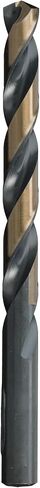 Drill America 2.50mm High Speed Steel Black & Gold KFD Split Point Drill Bit (Pack of 12), KFD Series in Saudi Arabia
