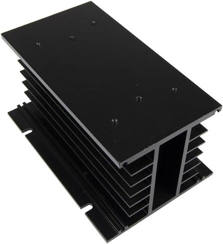 FHSH01-150B Black 150 * 100 * 80 mm 80A Three Phase SSR Heat Sink Three Phase Solid State Relay Aluminum Heat Sink/Radiator in Saudi Arabia
