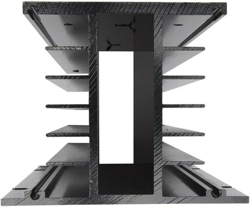 FHSH01-150B Black 150 * 100 * 80 mm 80A Three Phase SSR Heat Sink Three Phase Solid State Relay Aluminum Heat Sink/Radiator in Saudi Arabia