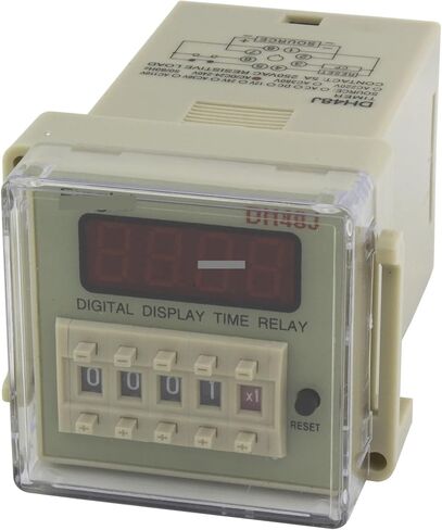 DH48J-8 8 pin Signal Input Digital Counter Relay DH48J Series AC 220V 110V 36V 380V AC/DC 24-240V 12V 24V(380VAC) in Saudi Arabia