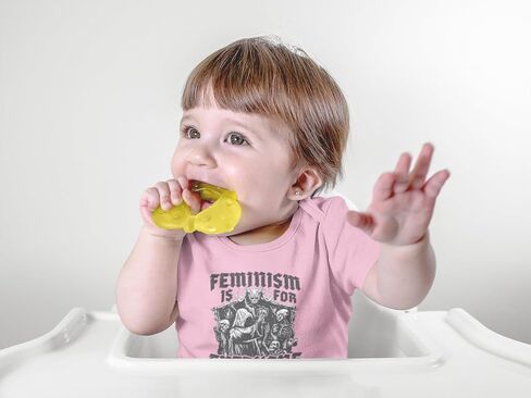 Pop Threads Feminism is for Everyone Metal Punk Emo Goth Infant Baby Boy Girl Bodysuit in Saudi Arabia