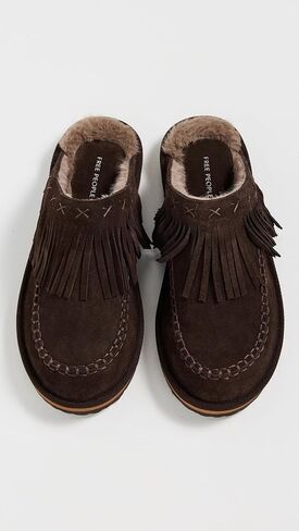Free People Women's Fallon Fringe Mules in Saudi Arabia