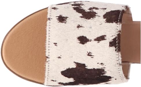 Dingo Women's Tabby Cow Print Slide Flat Sandal in Saudi Arabia