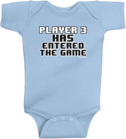 Threadrock Baby Boys' Player 3 Has Entered The Game Infant Bodysuit in Saudi Arabia