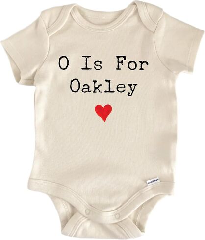 O Is For Oakley - Baby Boy Girl Clothes Bodysuit Funny Cute in Saudi Arabia