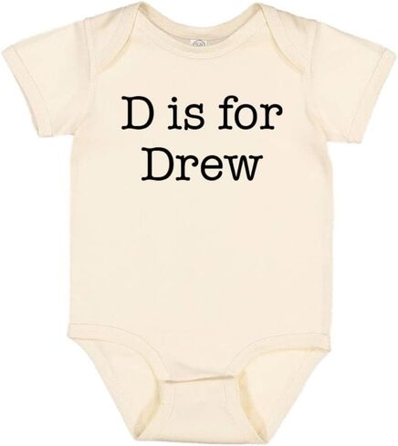 TATY Kids D is for Drew Baby Infant Bodysuit in Saudi Arabia