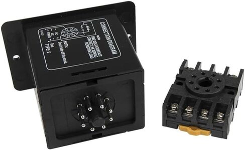 ATDV-y AC 220V CRECT CAME SPDT Time Relay ATDV Series 220VAC TWIN TIMER مع قاعدة 30S*30S 60S*60S 30min*30min 60min*60min (60 min 60min) in Saudi Arabia