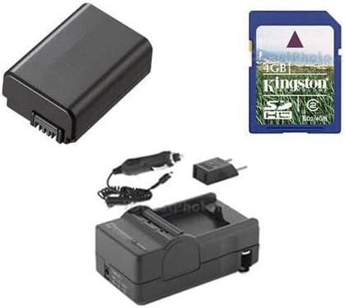 Synergy Digital Camera Accessory Kit, Compatible with Sony Alpha DSLR-SLT-A33 Digital Camera Includes: SDNPFW50 Battery, SDM-1530 Charger, KSD4GB Memory Card in Saudi Arabia