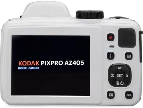 تشمل حزمة الكاميرا الرقمية Kodak Pixpro AZ405: بطاقة ذاكرة Sandisk 64GB SDXC ، حقيبة كاميرا صغيرة ، قارئ بطاقة SD والمزيد (6 عناصر) (أبيض) in Kuwait