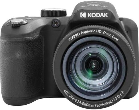 تشمل حزمة الكاميرا الرقمية Kodak Pixpro AZ405: بطاقة ذاكرة Sandisk 64GB SDXC ، حقيبة كاميرا صغيرة ، قارئ بطاقة SD والمزيد (6 عناصر) (أبيض) in Kuwait