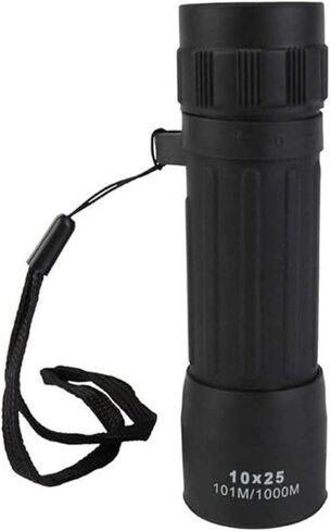 Monoculars Telescope High Power Binoculars, Wide Angle with Light Night Low Vision, Small Large Eyepiece Waterproof Clear 10x25 Binocular for Easy Focus Telescope Watching Binoculars in Saudi Arabia